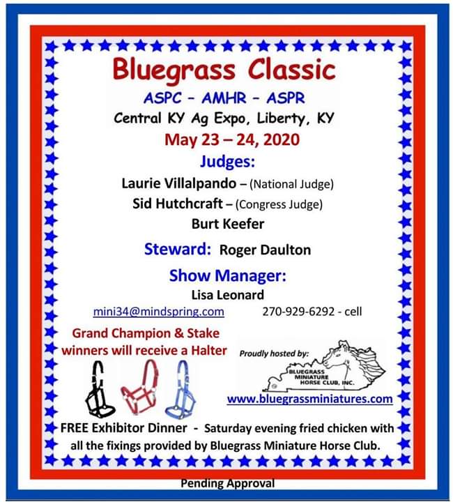Bluegrass Miniature Horse Club, Bluegrass Classic