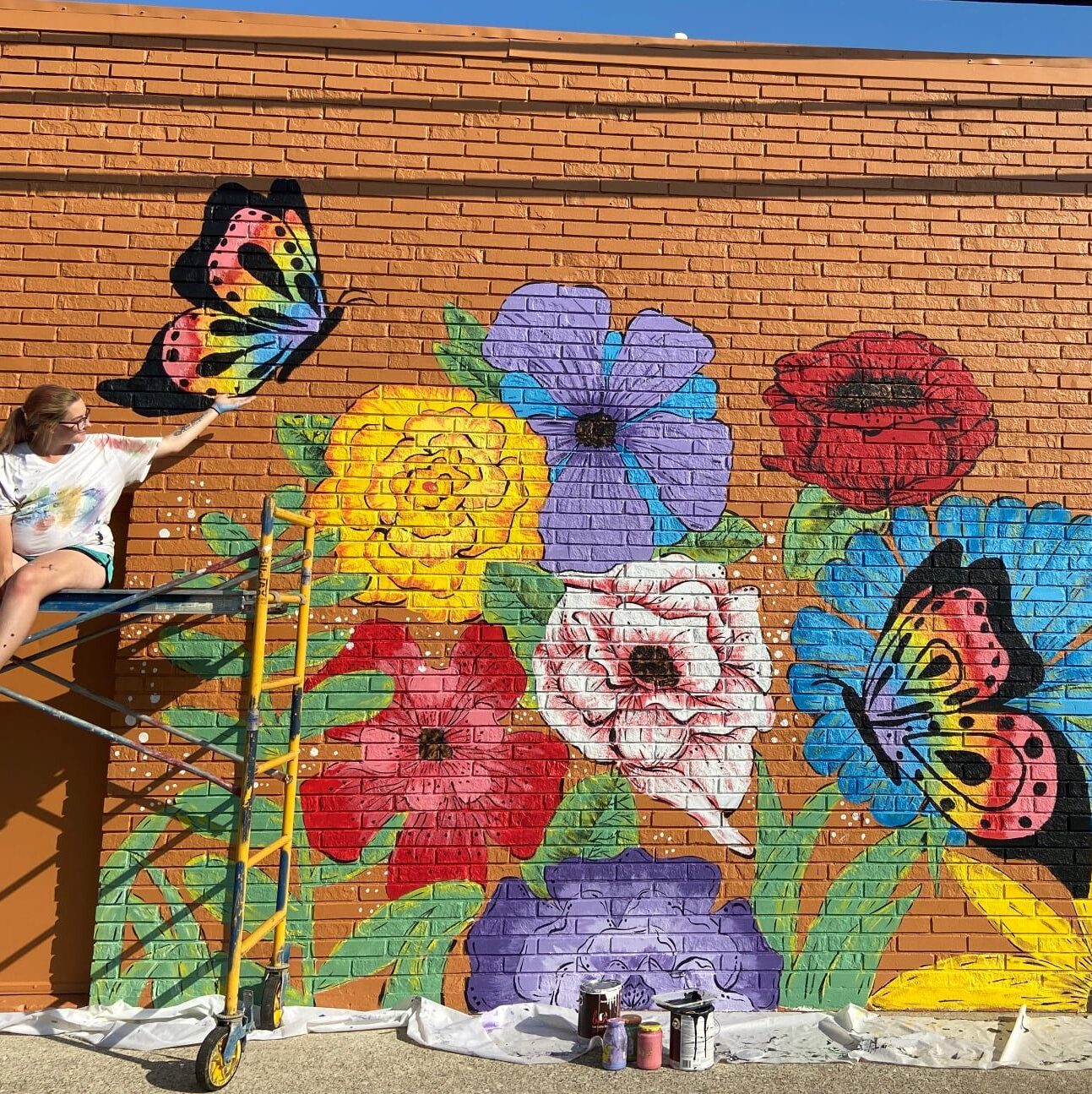 Liberty Flower Mural